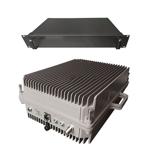  红坪镇350M PDT消防集群警用数字光纤直放站近远端机